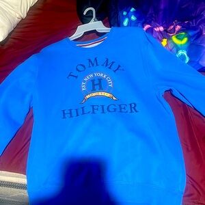 Tommy Hilfiger long sleeve blue shirt